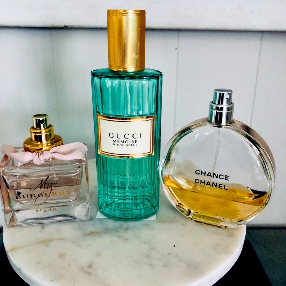 Chanel, Gucci, & Burberry Perfume